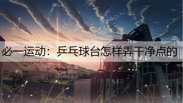 乒乓球台怎样弄干净点的